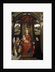 Madonna and Child with Donors and an Angel by Hans Memling