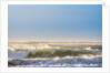 Waves and Beach by the Jokulsarlon, Iceland by Anonymous
