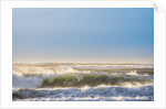 Waves and Beach by the Jokulsarlon, Iceland by Anonymous