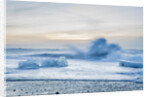 Icebergs at the Breidamerkurfjara beach, by Vatnajokull Ice Cap, Iceland by Anonymous
