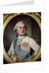 Portrait of King Louis XVI at the age of 30. by Anonymous