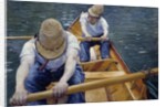 The Boatmen on the Yerres by Gustave Caillebotte