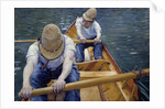 The Boatmen on the Yerres by Gustave Caillebotte