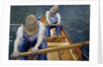The Boatmen on the Yerres by Gustave Caillebotte