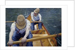 The Boatmen on the Yerres by Gustave Caillebotte