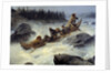 The Duke of Orleans riding dawn the great rapid Eijampaika by Francois Auguste Biard