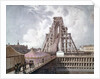 Erection of Alexander I column on the square in front of the Winter Palace by Anonymous
