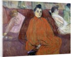 In the Salon: The Sofa by Henri de Toulouse Lautrec