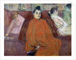 In the Salon: The Sofa by Henri de Toulouse Lautrec