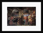 Louis XII proclaimed Father of the People at The States-General of Tours by Jean Louis Bezard