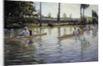 The Canoes by Gustave Caillebotte
