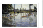 The Canoes by Gustave Caillebotte