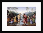 The Baptism of Christ by Perugino