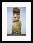 Ahu Tongariki statue called moai by Anonymous