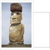 Ahu Tongariki statue called moai by Anonymous