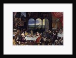 The Taste, the Hearing and the Touch. Allegory of the five senses by Jan Brueghel the Elder