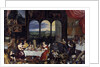 The Taste, the Hearing and the Touch. Allegory of the five senses by Jan Brueghel the Elder