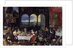 The Taste, the Hearing and the Touch. Allegory of the five senses by Jan Brueghel the Elder