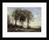 The Goatherds of Castel Gandolfo by Jean Baptiste Camille Corot