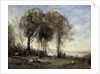 The Goatherds of Castel Gandolfo by Jean Baptiste Camille Corot