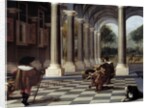Men Bowling by Dirck van Delen
