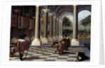 Men Bowling by Dirck van Delen