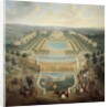Perspective view of the castle of Marly by Pierre Denis Martin