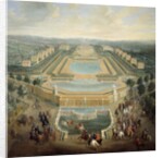 Perspective view of the castle of Marly by Pierre Denis Martin