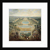 Perspective view of the castle of Marly by Pierre Denis Martin