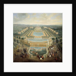 Perspective view of the castle of Marly by Pierre Denis Martin