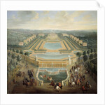 Perspective view of the castle of Marly by Pierre Denis Martin