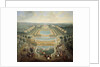 Perspective view of the castle of Marly by Pierre Denis Martin