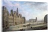 The City Hall of Paris in 1868 by Jan Ostoga de Miodoucheski