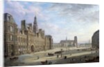 The City Hall of Paris in 1868 by Jan Ostoga de Miodoucheski