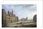 The City Hall of Paris in 1868 by Jan Ostoga de Miodoucheski