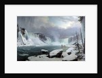 The Great Cataract at Niagara by Hippolyte Sebron
