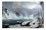 The Great Cataract at Niagara by Hippolyte Sebron