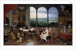 The Hearing. Allegory of the five senses by Jan Brueghel the Elder