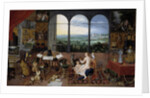 The Hearing. Allegory of the five senses by Jan Brueghel the Elder