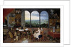 The Hearing. Allegory of the five senses by Jan Brueghel the Elder