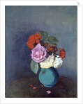 Flowers - Bouquet of carnations by Odilon Redon