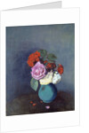 Flowers - Bouquet of carnations by Odilon Redon
