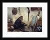 The Monkey Painter by Alexandre Gabriel Decamps
