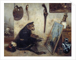 The Monkey Painter by Alexandre Gabriel Decamps