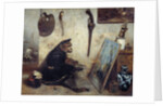 The Monkey Painter by Alexandre Gabriel Decamps