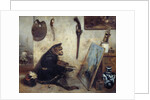 The Monkey Painter by Alexandre Gabriel Decamps