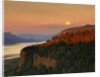 Moonrise over Columbia River Gorge by Anonymous