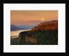 Moonrise over Columbia River Gorge by Anonymous