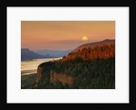Moonrise over Columbia River Gorge by Anonymous