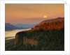 Moonrise over Columbia River Gorge by Anonymous